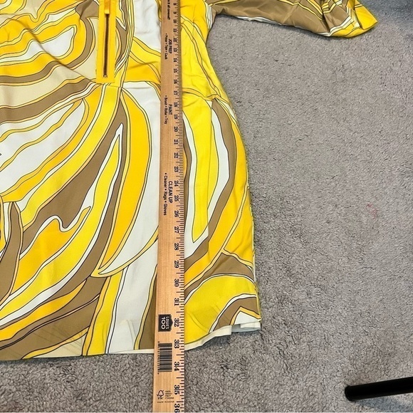 Beth Bowley yellow retro zipper neck dress - Picture 9 of 9